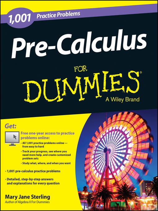 Title details for Pre-Calculus by Mary Jane Sterling - Available